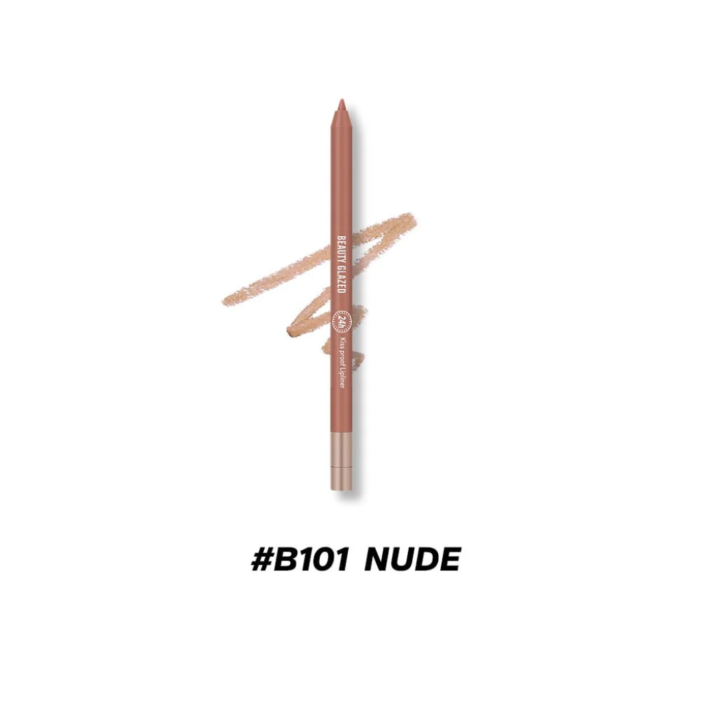 Beauty-Glazed-Lip-Liner-Waterproof-Long-Lasting-–-B101-Nude.webp Beauty Glazed Lip Liner Waterproof & Long Lasting – B101 Nude - Image 1