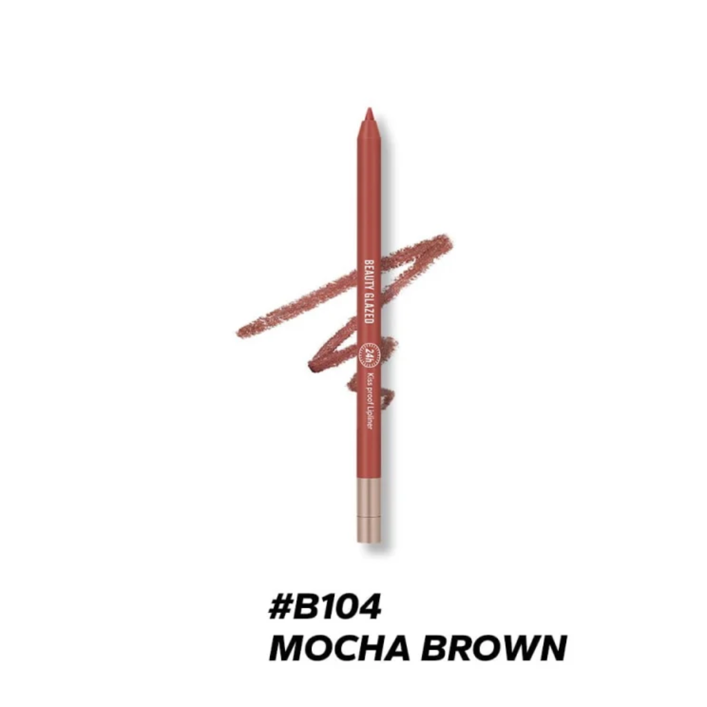 Beauty-Glazed-Lip-Liner-Waterproof-Long-Lasting-–-B104-Mocha-Brown.webp Beauty Glazed Lip Liner Waterproof & Long Lasting – B104 Mocha Brown - Image 1