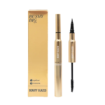 Beauty Glazed Mascara Eyeliner 2 in 1 Big Eyes Bushy Mascara