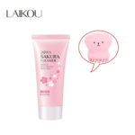 LAIKOU Japan Sakura Cleanser- 50gm With Octopus Facial Brush