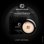Nirvana Color Pressed Powder Mattifying Compact Powder Light Natural